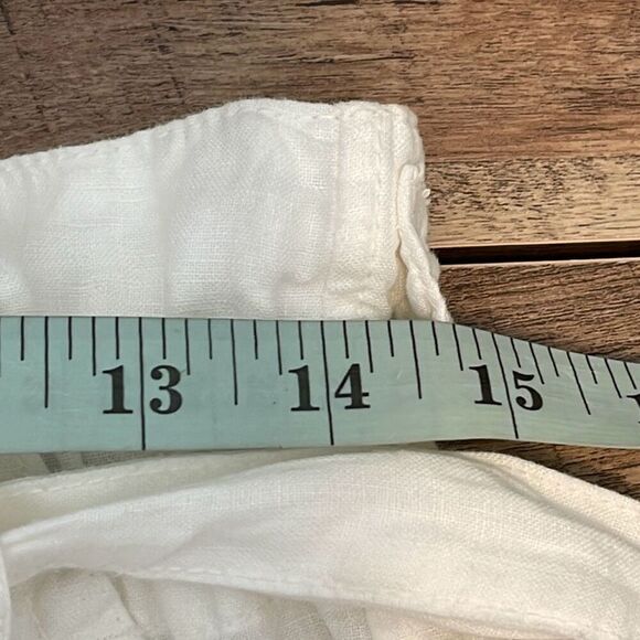 Joie Womens Daynna High Rise Paperbag Waist Linen‎ Shorts White Size 2 NWT - Picture 7 of 8